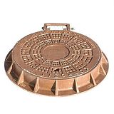 Купить люк полимерный тип л d=75 см (h=11,6см) коричневый, россия. в Иваново магазин сантехники Суперстрой