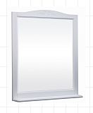 Купить зеркало варна  105 (в рамке с полочкой) белый, good door. в Иваново магазин сантехники Суперстрой