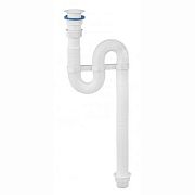 Купить сифон гофра 30980311 белый, virplast. в Иваново магазин сантехники Суперстрой