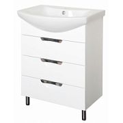 Купить тумба балтика-60/3 врез +рак. балтика-60, aqualine. в Иваново магазин сантехники Суперстрой