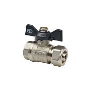 Купить кран шаровый мет/пл 16 * 1/2 внутренняя, aqualink. в Иваново магазин сантехники Суперстрой