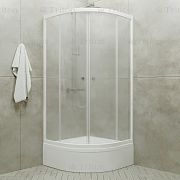 Купить душевой угол вельвет в 90*90,сп,рифлен,бел, тритон. в Иваново магазин сантехники Суперстрой