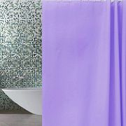 Купить шторка для ванны peva180*180 сиреневая с кольцами (449380), zalel. в Иваново магазин сантехники Суперстрой