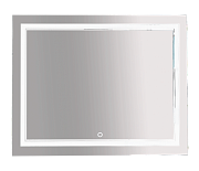 Купить 2 неон - зеркало led 1000х800 сенсор на зеркале (двойная подсветка), misty в Иваново магазин сантехники Суперстрой