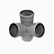 Купить крестовина пвх 110*110 двух плоскостная, россия. в Иваново магазин сантехники Суперстрой