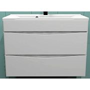 Купить тумба белинда-70 белая подвесная+раковина слим, stella polar. в Иваново магазин сантехники Суперстрой