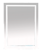 Купить 2 неон - зеркало led  600х800 клавишный выключатель (двойная подсветка),misty. в Иваново магазин сантехники Суперстрой