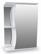 Купить зеркало-шкаф волна-50 без света, aqualine. в Иваново магазин сантехники Суперстрой