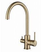 Купить смеситель merkur 26744-3 кухня под фильтр bronze,kaiser в Иваново магазин сантехники Суперстрой