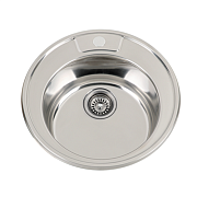 Купить мойка врезная круглая 490 (0,6мм), jif. в Иваново магазин сантехники Суперстрой