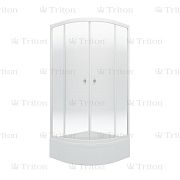 Купить душевой угол лайт в 100*100,сп,градиент,бел, тритон. в Иваново магазин сантехники Суперстрой