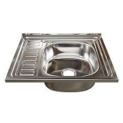 Купить мойка накладная 60*50 (0,4мм) правая, турция. в Иваново магазин сантехники Суперстрой