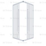 Купить душевая ширма орион 90*90 квадрат лен,тритон. в Иваново магазин сантехники Суперстрой