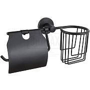 Купить держатель для туалетной бумаги и дезодоранта, черный d242111, d-lin. в Иваново магазин сантехники Суперстрой