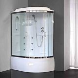 Купить душевая кабина royal rb 8120bk2-t-ch,l вп,пс,акриловые задние стенки,гидромассаж в Иваново магазин сантехники Суперстрой