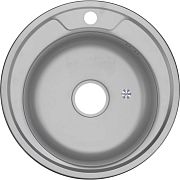 Купить мойка врезная 490 (0,8мм) матовая, melana. в Иваново магазин сантехники Суперстрой