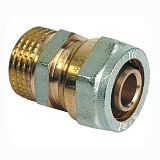 Купить ниппель мет/пл 20*3/4 наружняя резьба,aqualink. в Иваново магазин сантехники Суперстрой