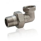 Купить американка никель 1 угловая,китай. в Иваново магазин сантехники Суперстрой