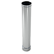 Купить дымоход нержавеющая сталь ф100*1,0 м, россия. в Иваново магазин сантехники Суперстрой