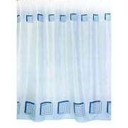 Купить шторка для ванны 180*200 без колец голубая 01336 , zalel. в Иваново магазин сантехники Суперстрой