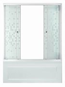 Купить шторка для ванны 1500 стекло мозаика 2 двери, тритон. в Иваново магазин сантехники Суперстрой
