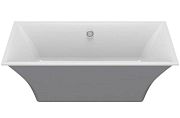 Купить ванна литьевая мадрид 170*800 серый, bas. в Иваново магазин сантехники Суперстрой