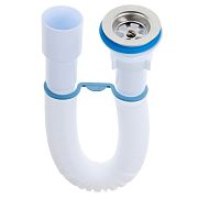 Купить слив гофра g116 40*50 с выпуском 1,2 м 11/2", ани. в Иваново магазин сантехники Суперстрой