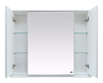 Купить зеркало-шкаф барселона -105 со светом, белый, misty. в Иваново магазин сантехники Суперстрой