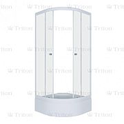 Купить душевой угол  тритон рио 90*90 полукруг,сп, лён в Иваново магазин сантехники Суперстрой