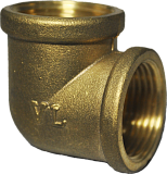 Купить уголок  латунь 1 г/г,китай. в Иваново магазин сантехники Суперстрой