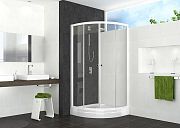 Купить душевой угол domani spa fit 88 нп пс(поддон, сифон,ограждение) в Иваново магазин сантехники Суперстрой