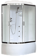 Купить душевая кабина royal rb 8120bk2-t-ch,r вп,пс,акриловые задние стенки, гидромассаж в Иваново магазин сантехники Суперстрой