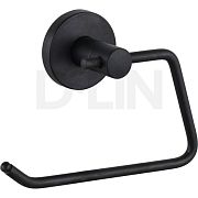 Купить держатель для туалетной бумаги черный d241111, d-lin. в Иваново магазин сантехники Суперстрой