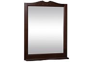 Купить зеркало roma 80 (в рамке с полочкой) орех, good door. в Иваново магазин сантехники Суперстрой