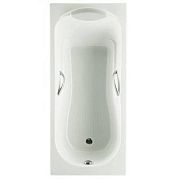 Купить ванна чугунная 160х80 haiti с ручками и антискольжением(72330g000r+7526804210), roca в Иваново магазин сантехники Суперстрой