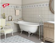 Купить ванна из литьевого мрамора венеция 170*80, левая, эстет (россия) в Иваново магазин сантехники Суперстрой