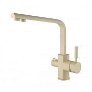 Купить смеситель decor 40144-6 sand yellow для кухни под фильтр, kaiser в Иваново магазин сантехники Суперстрой
