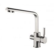 Купить смеситель decor 40144-5 silver для кухни под фильтр, kaiser в Иваново магазин сантехники Суперстрой