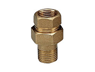 Купить американка прямая латунь 1 1/4" г/ш,китай. в Иваново магазин сантехники Суперстрой