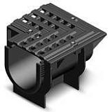 Купить поворот ливневый l90* ф110  правый, китай. в Иваново магазин сантехники Суперстрой