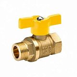 Купить кран газовый ду-15 г/ш бабочка, галлоп. в Иваново магазин сантехники Суперстрой