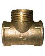 Купить тройник латунь 3/4  г/шт/г,китай. в Иваново магазин сантехники Суперстрой