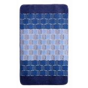 Купить коврик для ванны 445670 (60*100) голубой квадраты,banyolin silver. в Иваново магазин сантехники Суперстрой