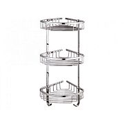 Купить полочка трех-ярусная z1254-3, solone. в Иваново магазин сантехники Суперстрой