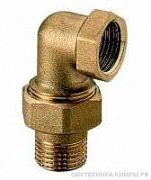 Купить американка угловая латунь 1/2 г/ш,китай. в Иваново магазин сантехники Суперстрой