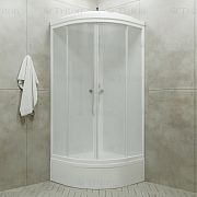 Купить душевая кабина вельвет в 90*90,сп,рифлен,бел, тритон. в Иваново магазин сантехники Суперстрой