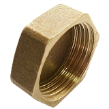 Купить заглушка латунь 1 1/2 внутренняя, китай в Иваново магазин сантехники Суперстрой