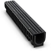 Купить шахта ливневая h=10 см (желоб)  l=1000мм, китай. в Иваново магазин сантехники Суперстрой