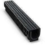 Купить шахта ливневая h=10 см (желоб)  l=1000мм, китай. в Иваново магазин сантехники Суперстрой