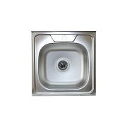 Купить мойка накладная 50*50 (0,4мм), турция. в Иваново магазин сантехники Суперстрой